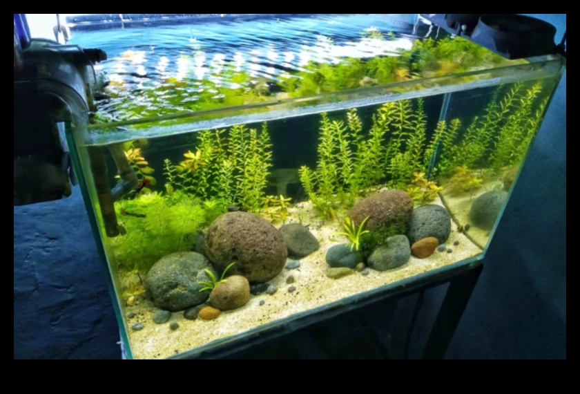 Fish Tank Zen המשיך לשלב אלמנטים טבעיים לשלווה 1 Fish Tank Zen המשך: שילוב אלמנטים טבעיים לשקט